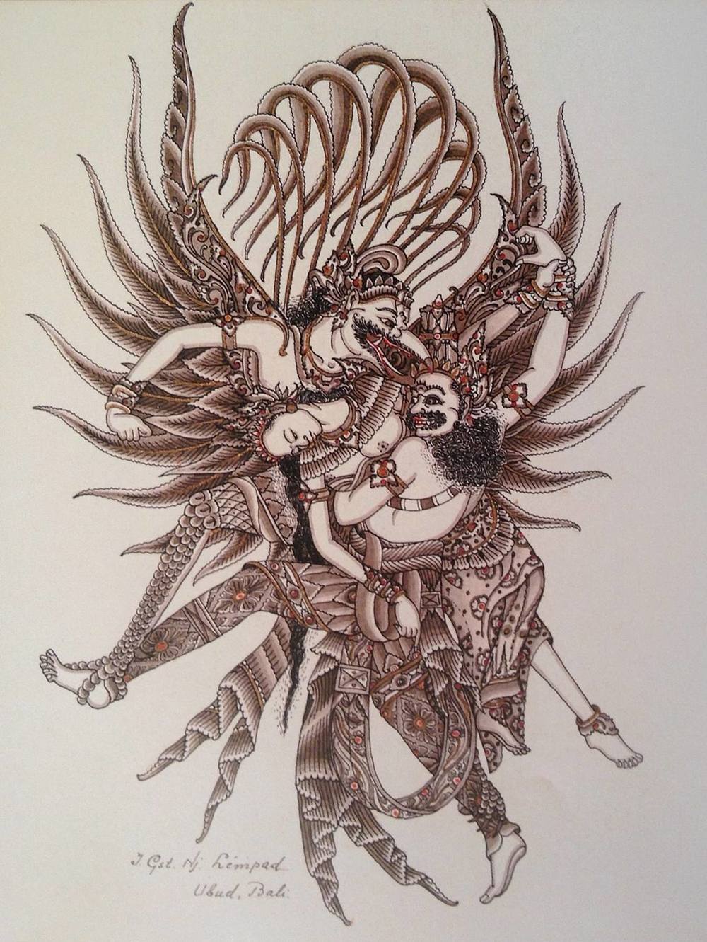 Lempad Sita abduction