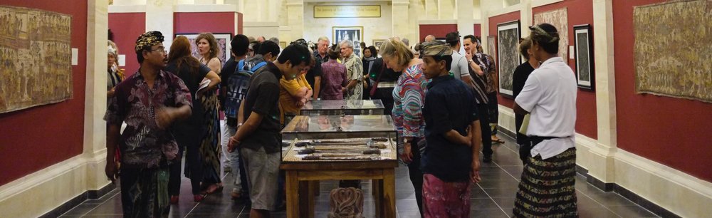 The Museum Puri Lukisan in Ubud welcomed more than 300 guests for the opening of “Ketut Madra and 100 Years of Balinese Wayang Painting.”